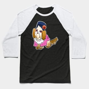 Grandma Shih Tzu Baseball T-Shirt